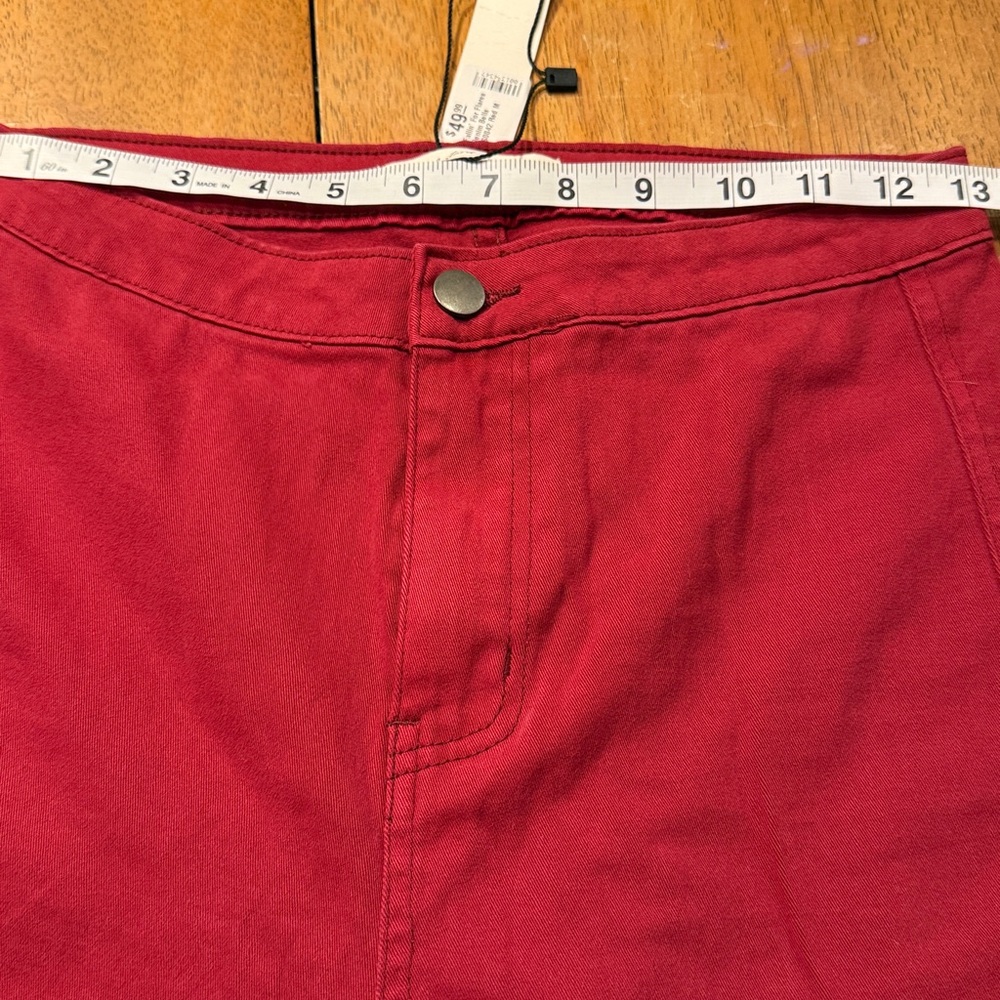Mustard Seed Red Flare & Wide Leg Jeans - Picture 6 of 7